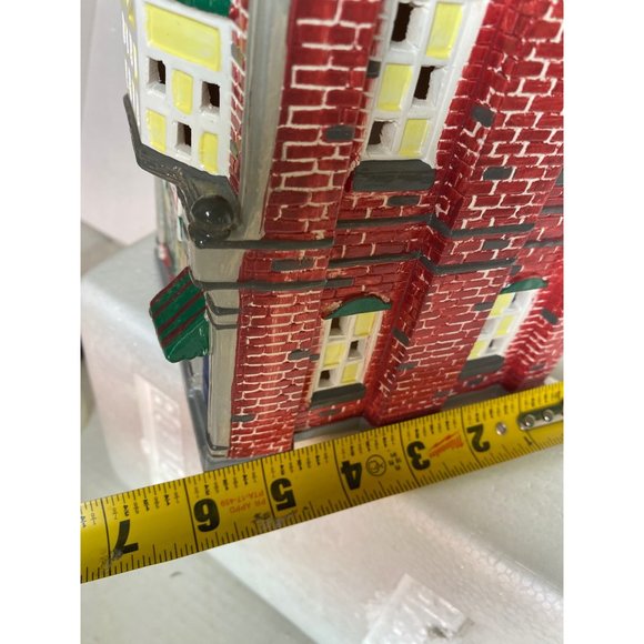 Department 56 Snow Village-COBBLESTONE ANTIQUE SHOP - In Styrofoam - Picture 8 of 12